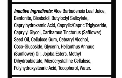 Inactive Ingredients (Resource Essentials Mineral Spray Spf 30 Inactive Ingredients Section)